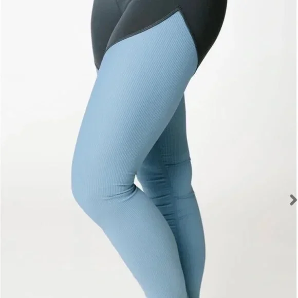 ZYIA Storm Parallel Luxe High Rise 7/8 Athletic Leggings Size 16/18 - Picture 3 of 9